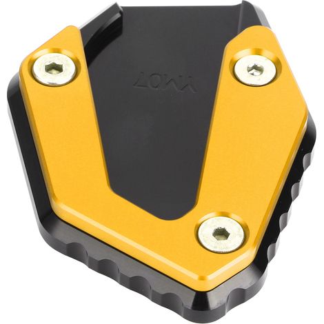Patte Latérale Antidérapante - Support D'Extension Pour Repose-Pieds Moto - Compatible MT 07 FZ 07 Tracer 700 (2014-2019) - 2 Pièces (1/5)
