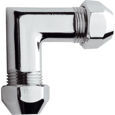 RACCORDO CURVO CON GUARNIZIONE E DADI CONICI 10x10 mm REMER