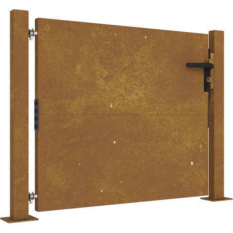 vidaXL Gartentor 105x105 cm Cortenstahl