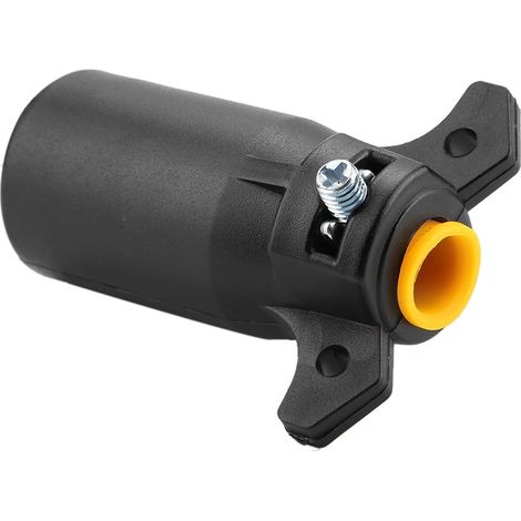 Connecteur adaptateur 12V fiche ronde 7 broches pour remorque attelage US (1/5)
