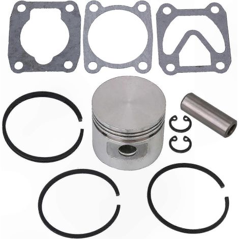 Kit piston 47 mm compatible avec les compresseurs d'air, comprenant axe de piston, segments de piston et joints.