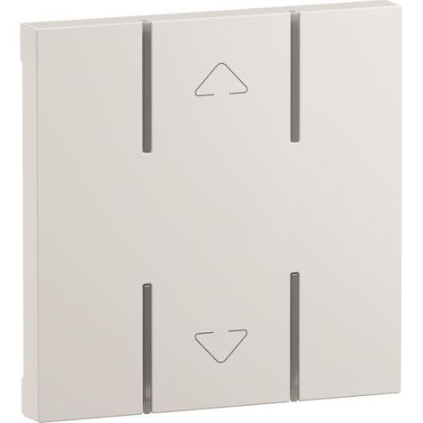 Cubierta de interruptor Legrand seano 2 módulos símbolo arriba/abajo 4x7x6 cm