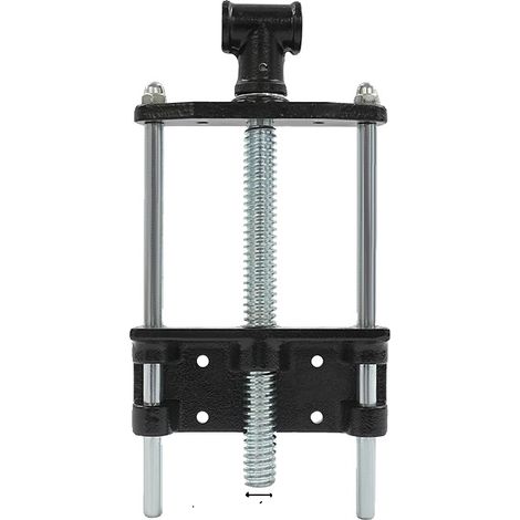 Abrazadera para madera, hierro fundido duradero, fuerza de sujeción ajustable, color negro. (1/2)