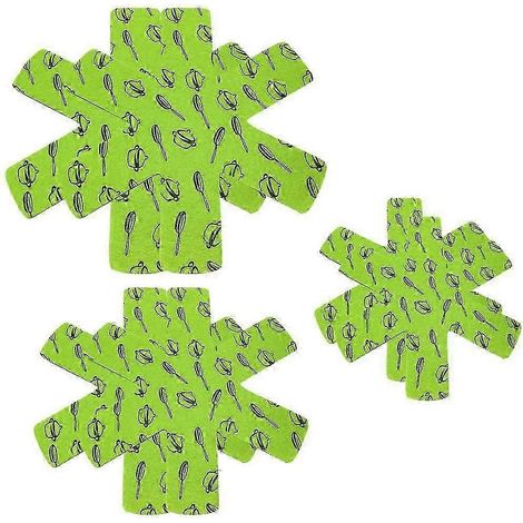 Lot de 12 protège-casseroles non tissés réutilisables, parfaits pour ranger poêles et plaques de cuisson. (1/5)