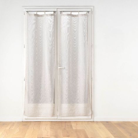 Paire de Voilages à Œillets "Minalisa" 70x200cm Lin (1/5)