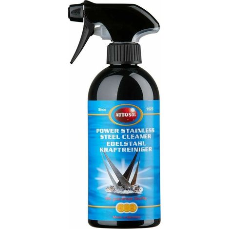 AUTOSOL LIMPIADOR DE POTENCIA PARA ACERO INOXIDABLE MARINO BOTELLA DE SPRAY 500 ML