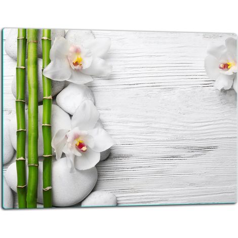 Tablero de corte de placa de vidrio 52x40 flores (1/5)