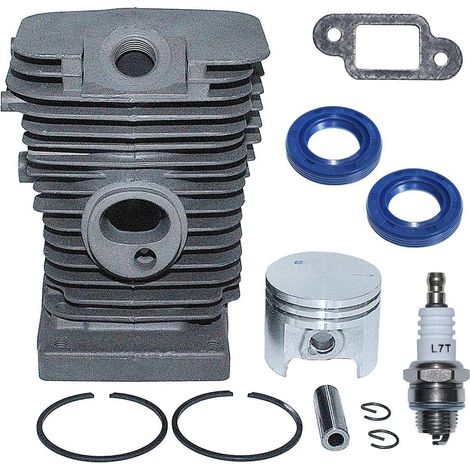 Kit de bougie pour piston de cylindre 37mm Compatible avec tronçonneuse Stihl MS170 017 C 1130 020 1207 (1/5)