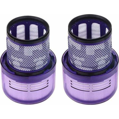 2 Pièces Filtres De Remplacement Compatible Aspirateur Sans Sac Cyclonique Modèles V11 Sv14 (1/4)