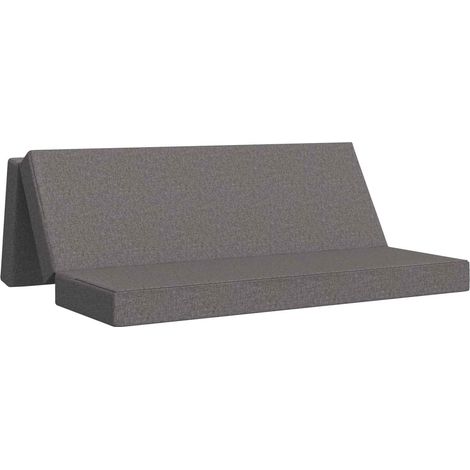 Maison Exclusive - Divano Letto Pieghevole 200 x 67 x 45 cm Grigio Chiaro (1/5)