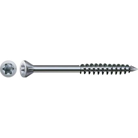 500 Vis pour Parquet Bois Tête Fraisée Torx TSTAR + pointe 4CUT F/Partiel 3.5 x 45 mm - Zingué WIROX - D-Work (1/2)