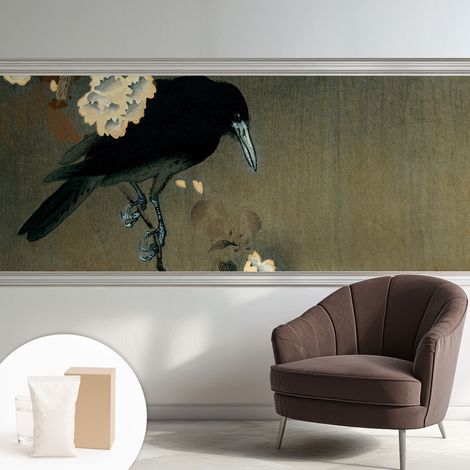 Carta Da Parati Non Tessuto - Con Colla Inclusa per Camera da Letto - Facile da Applica - Motivo decorativo Natura esotica 250x104 cm (1/5)