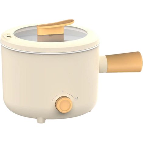 Marmite Électrique - 1 8 L - Revêtement Antiadhésif En Céramique - 2 Régulations De Puissance 300 W / 600 W - Pour Appartement Dortoir Hôtel - 1 À 2 Personnes (1/5)