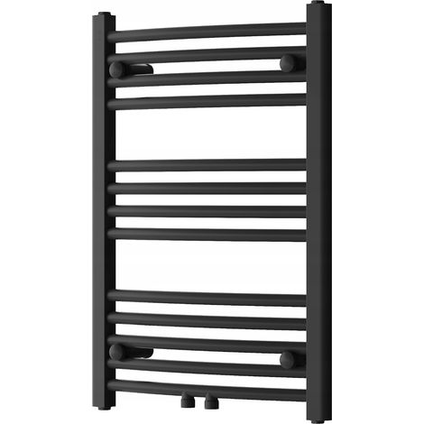 Radiador secatoallas eléctrico 286W 70x50x5,2cm, Negro (1/4)