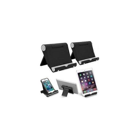 Soporte de escritorio plegable y ajustable Crezuo para teléfono (paquete de 2) para iPhone 13 Mini Pro Max 12 11 Pro X XS XR 8 7 Galaxy S21 S20 S9 S8 Note (4-9 pulgadas)