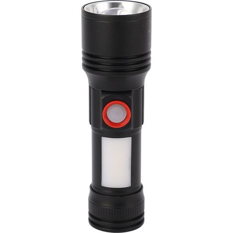 Teleskop-Zoom-Taschenlampe, USB-C-aufladbar, wasserdicht (IP65), tragbar und magnetisch (1/5)