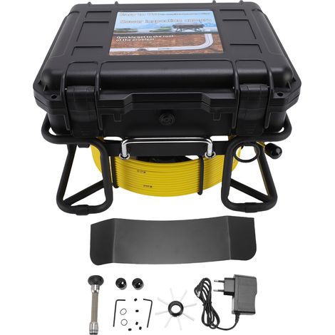 Caméra d'égout 30M, écran IPS 18mm 1080P 9 pouces, étanche IP68, carte de stockage 32 go, tuyau de vidange, Endoscope d'inspection, prise ue (1/5)