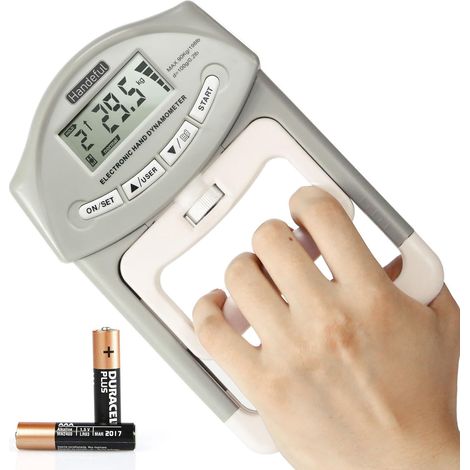 Handeful Griffkraftmessgerät – Dynamometer zur Messung der Handkraft, tragbares Krafttrainingsgerät für Sport, Schule und Zuhause (1/5)