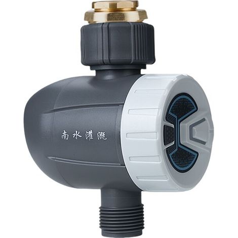 royaluxe -Minuterie d'arrosage minuterie d'eau, minuterie de robinet de tuyau intelligent d'entrée en laiton, contrôl de système d'irrigation automatique pour l'arrosage de cour (1/5)
