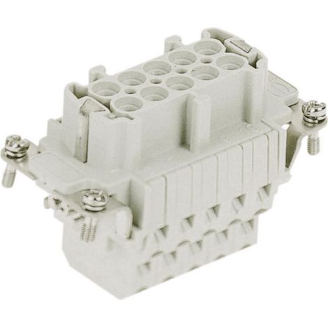 HARTING 09330102772 Buchseneinsatz Han® E 10 + PE Käfigzugfeder 1 St.