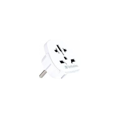 Adaptador de viaje Verbatim wteu-01 compacto resistente al fuego
