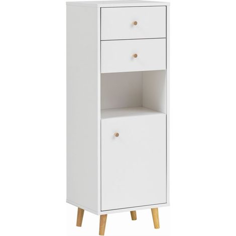 Highboard BELFORT-80 in weiß matt (1/3)