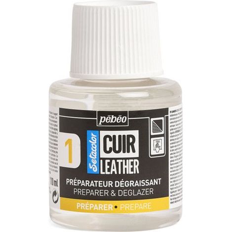 Préparateur dégraissant - PEBEO - Setacolor - Blanc - 110 ml - Adhérence optimale (1/3)