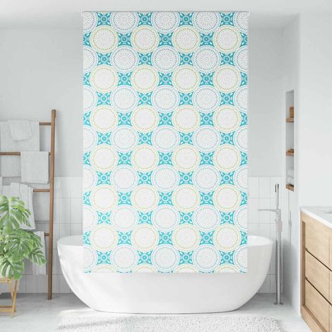 Store enrouleur de douche，Store à rouleau 130x240 cm largeur du tissu 126 cm CFW8795112 (1/5)