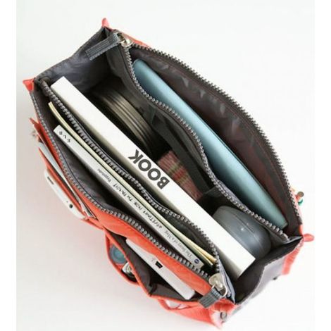 Organisateur De Sac - Nylon - 12 Compartiments - 30x18 5x8 5 Cm - Lavable En Machine - 1 Pièce (1/2)