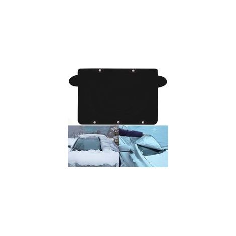 Housse de Pare-Brise Anti-Gel et Neige,Couverture Hiver Magnétique pour Auto  Bache Pliable Renforcée pour Intempéries Soleil Pluie Givre Glace