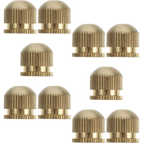 10 cache-vis M5 pour plafonniers en cuivre doré, motif floral, support (1/5)