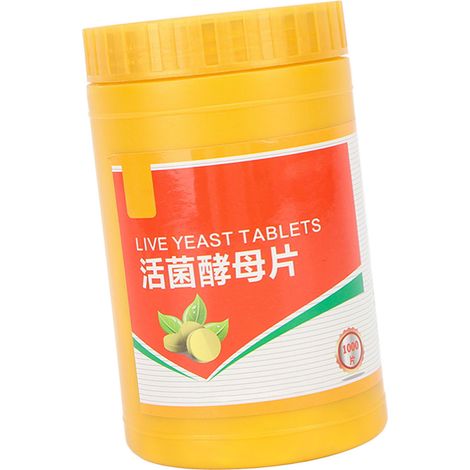 Comprimés de levure nutritionnelle (1000 unités) pour animaux. Complément alimentaire naturel à base de levure active (B12 et biotine) pour bovins, ovins et volailles. (1/5)