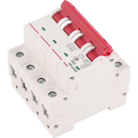 Disjoncteur 4P 63A DZ47-63-4P Photovoltaïque DC Protecteur Interrupteur de Coupure (1/5)