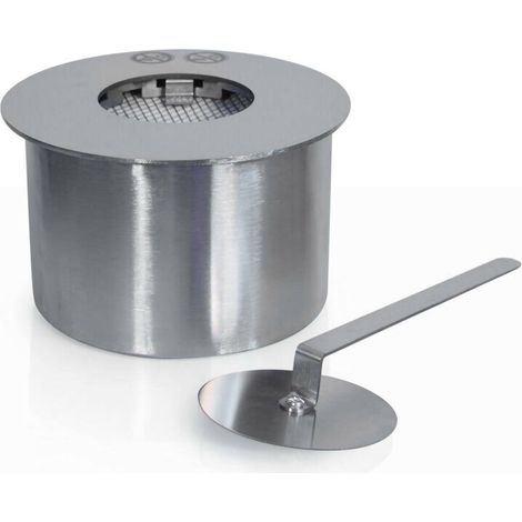 Dmora Bioethanol-Kamin Dscarafon Grau Ecoflame