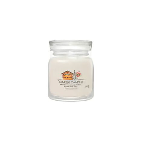 Yankee Candle Mercato Natale Monaco Candela Profumata Beige