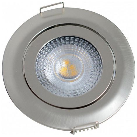 Spot encastré à LED 5W 2700K acier MS (Par 50) (1/5)