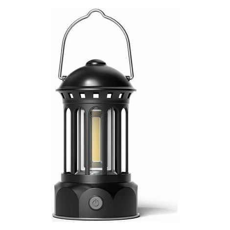 FENOPLASTICACOB Camping Lanterne Rétro ABS Chrome Plaqué Fer Lampe De Camp Portable pour La Pêche En Plein Air (1/5)