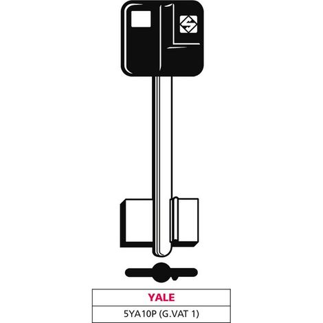 Silca chiave a doppia mappa 5ya10p (g. vat 1) yale (5 pezzi) - Silca