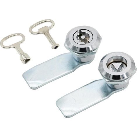 Serrure pour armoire, en alliage de zinc, avec clé, pour installation domestique et usage quotidien.-AquaForge (1/4)