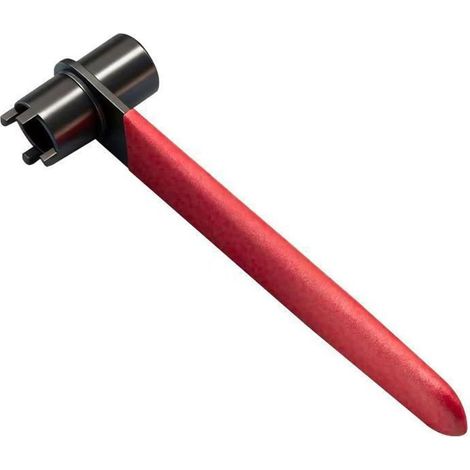 Clé de démontage pour meuleuse d'angle en acier à 4 broches et douille hexagonale 180 mm (1/4)
