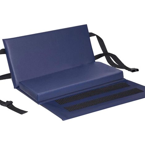 Repose-pieds pour fauteuil roulant en cuir ventilé pour plus de facilité (1/5)
