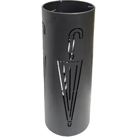 royaluxe-Porte-parapluie egouttoir d'entrée de rangement pour parapluie - Noir -DENUOTOP