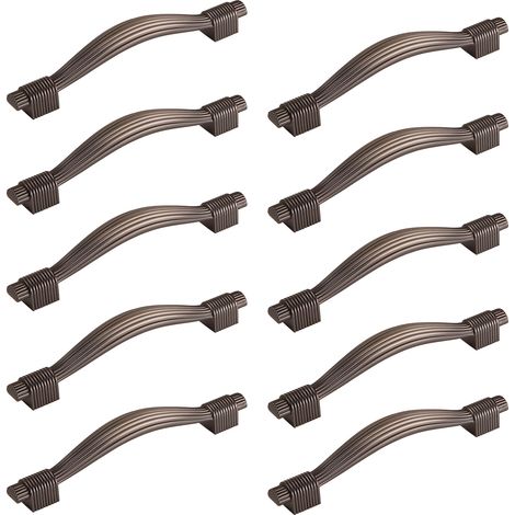 SO-TECH - lot de 10 Poignée de meuble CLIFF - Entraxe 128 mm - L159 mm - Pour cuisine, salle bain, armoire, commode, tiroir (1/5)