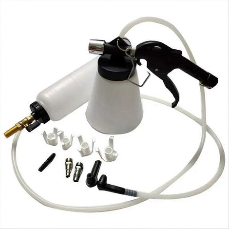Kit de purge de freins de voiture 1L/0,75L avec pompe hydraulique, réservoir de purge et outils de réparation. (1/5)