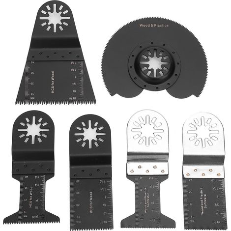 Kit de 21 lames de scie oscillantes en acier à haute teneur en carbone pour carrelage et mortier (1/5)