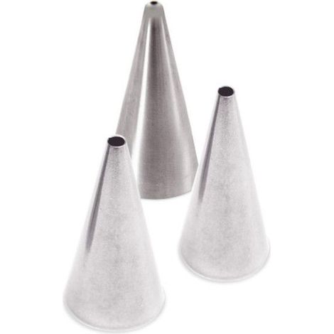 Douilles en inox - SCRAPCOOKING - Lot de 3 douilles de 2, 3 et 4 mm - Déco glaçage (1/2)