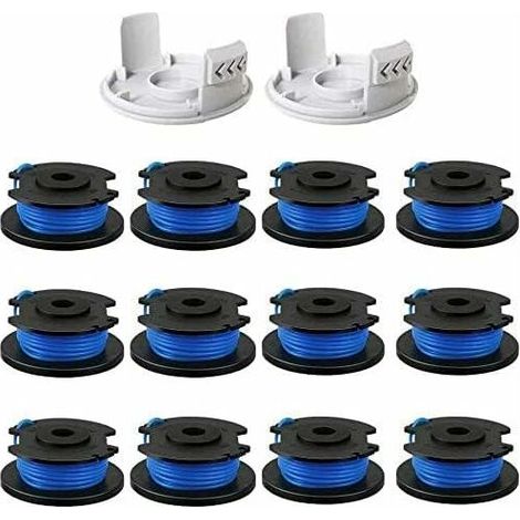 12er-Pack 0,065 Zoll 18 Volt 24 V 40 V Ersatzspulen für Fadentrimmer, kompatibel mit Ryobi One+ Ac14Rl3A 11 Fuß kabelloser Trimmerschnur (14er-Pack) (1/5)