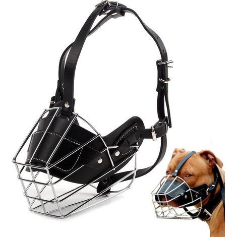 Muselière anti-morsure pour chiens. Muselière ajustable en silicone pour petits chiens, chiots Teddy et huskies. Muselière anti-morsure pour chien. (1/5)