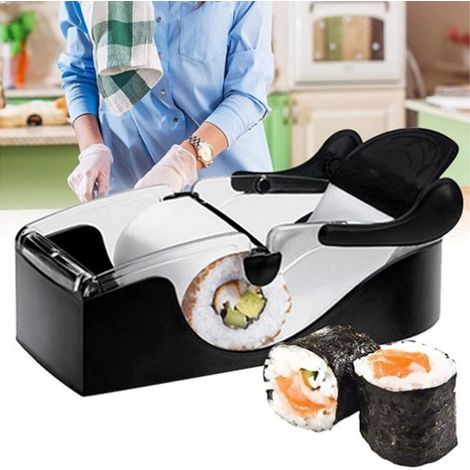 Machine à sushis légère, design à fentes, facile à nettoyer, idéale pour les fêtes à la maison. Rouleau à sushis facile à monter soi-même. Parfaite pour les fêtes à la maison. (1/5)