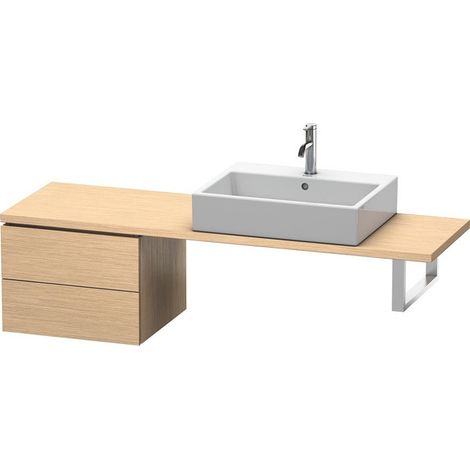 L-CUBE mobile consolle basso 520x477x400mm rovere spazzolato